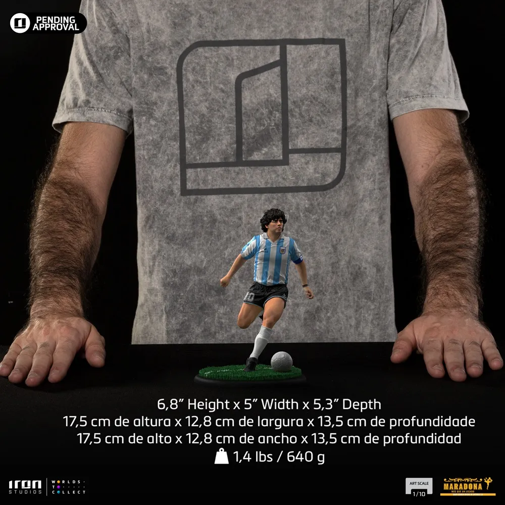 Iron Studios 1/10 Scale Statue of Diego Maradona Argentina Version (Limited Edition) Collectible - Image 3