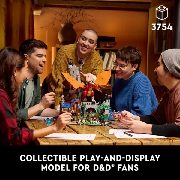 Lego Ideas 21348 Dungeons & Dragons: Red Dragon's Tale for 18+ Years (3745 Pcs) & 6 Mini Figures - Image 3