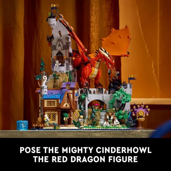 Lego Ideas 21348 Dungeons & Dragons: Red Dragon's Tale for 18+ Years (3745 Pcs) & 6 Mini Figures - Image 5