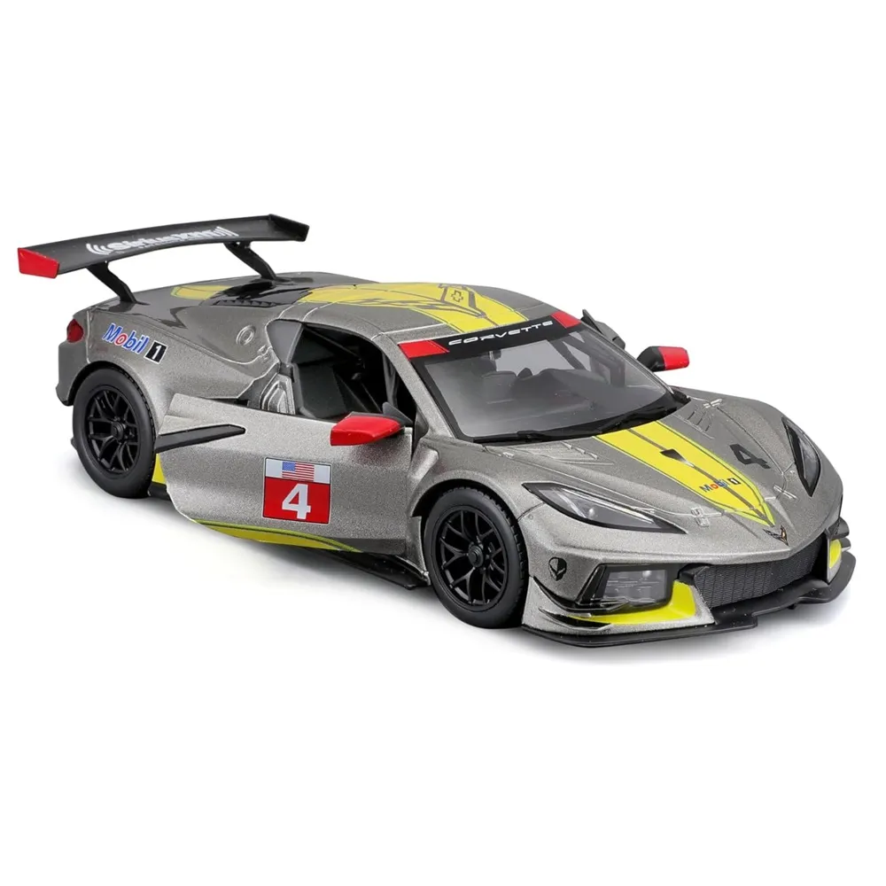 Bburago 1/24 Scale 2020 Chevrolet Corvette C8R Diecast Scale Model for 14+ Years - Image 2