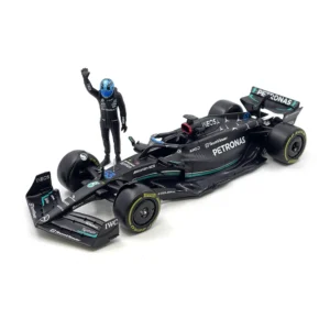 bburago 1/24 mercedes-benz f1 w14 e performance #63 george russel model