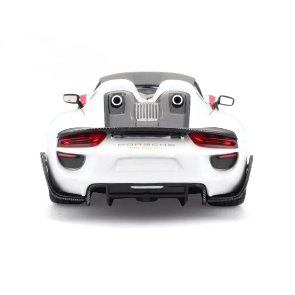 Bburago 1/24 Scale Porsche 918 Weissach Diecast Car Model for 14+ Year - Image 6