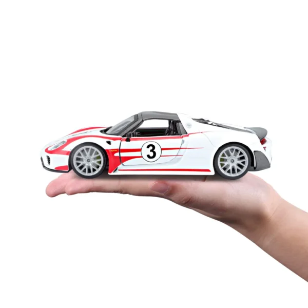 Bburago 1/24 Scale Porsche 918 Weissach Diecast Car Model for 14+ Year - Image 9