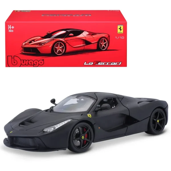 Bburago Signature Series 1/18 LaFerrari Black Model - Maya Toys