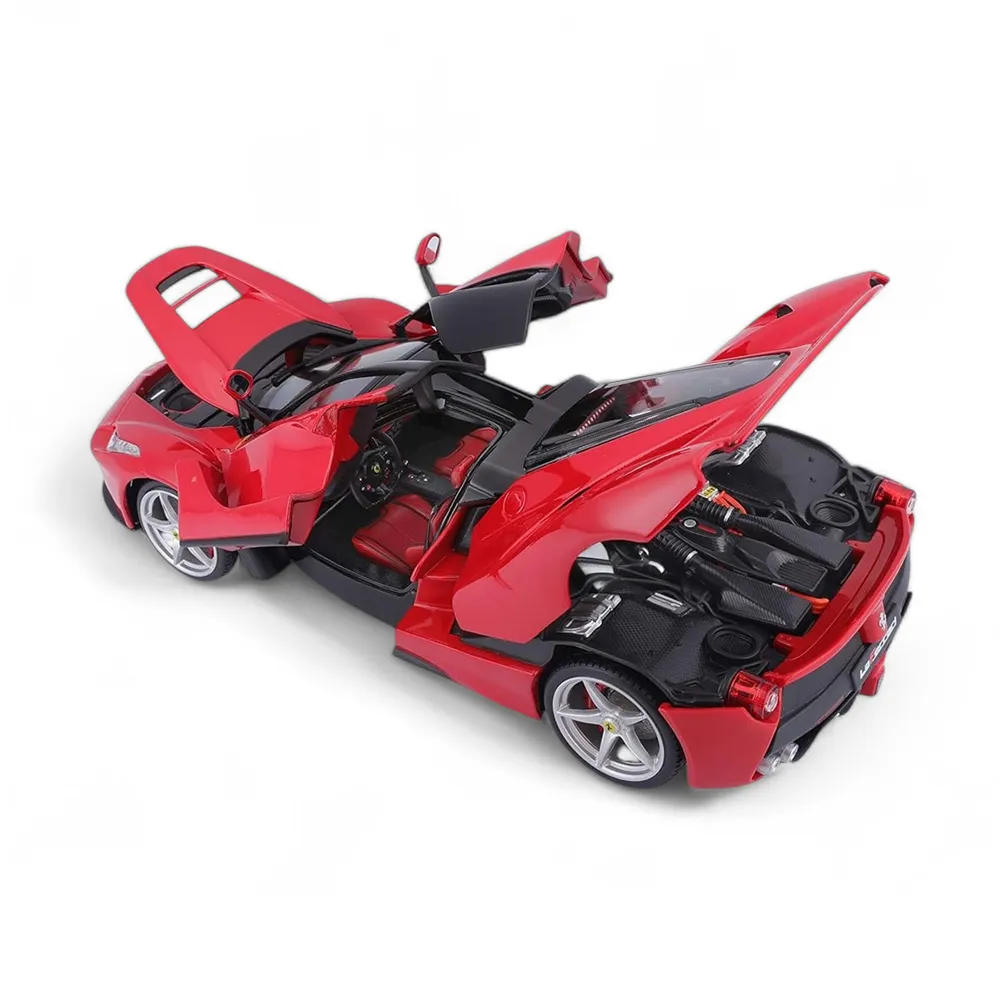 Bburago Signature Series - 1/18 Scale La Ferrari Diecast Car Model (Red) - Image 2