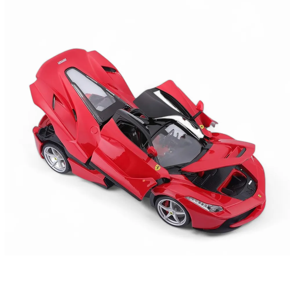 Bburago Signature Series - 1/18 Scale La Ferrari Diecast Car Model (Red) - Image 4