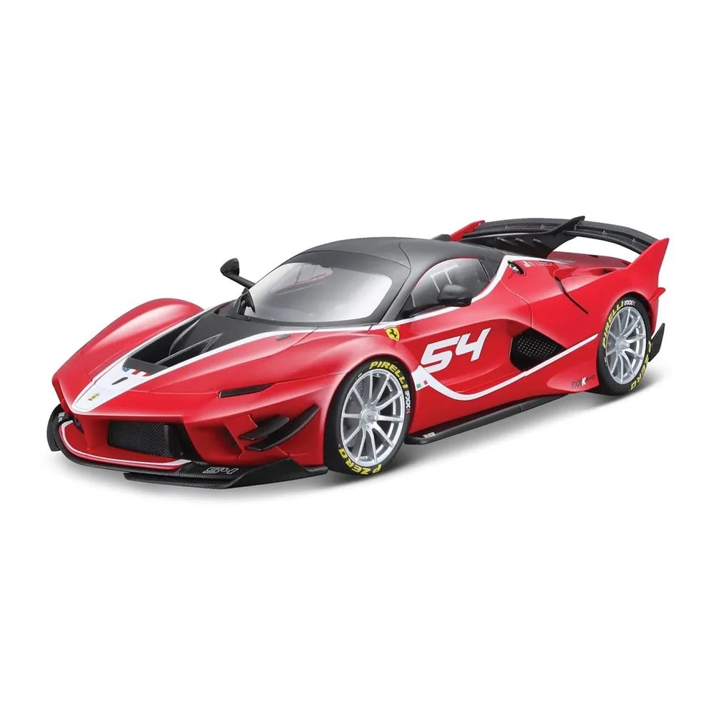 Bburago Signature Series - 1/18 Scale Ferrari FXX K Evo #54 Diecast Car Model (Red)