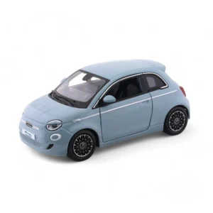 Bburago 1/24 Scale 2023 Fiat 500c Diecast Car Model for 14+ Years (Blue)