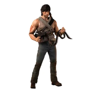 threezero rambo first floor action figure sylvester stalone