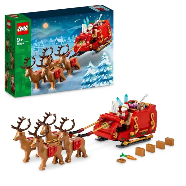 Lego 40499 Santa's Sleigh Building Set for 9+ Years, Gift, Christmas