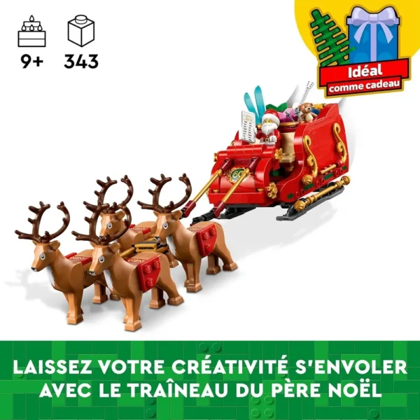 Lego 40499 Santa's Sleigh Building Set for 9+ Years, Gift, Christmas - Image 2