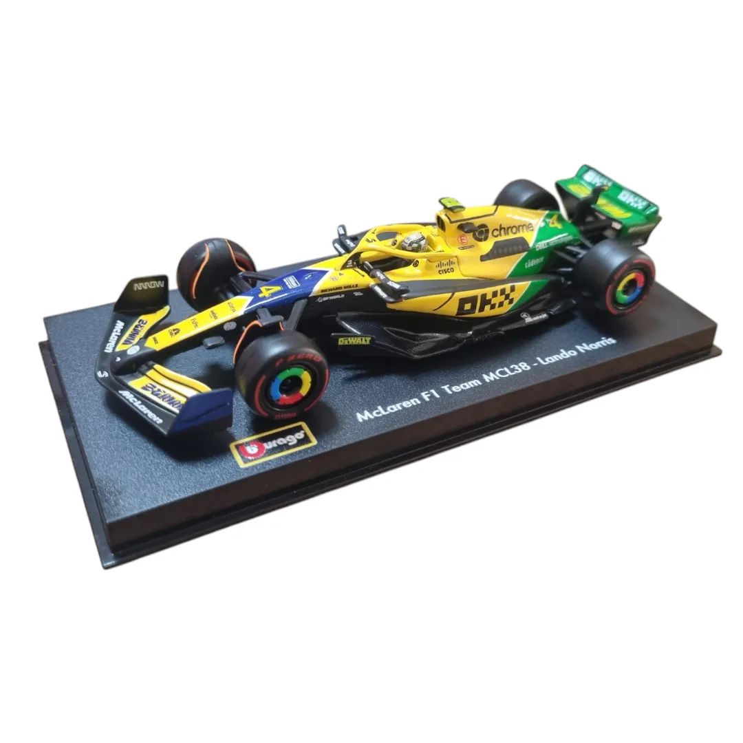 Bburago 1/43 Scale McLaren F1 MCL38 2024 Monaco Grand Prix - Lando Norris Diecast Model - Image 2