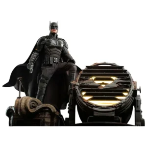 hot toys batman and batsignal collectible set