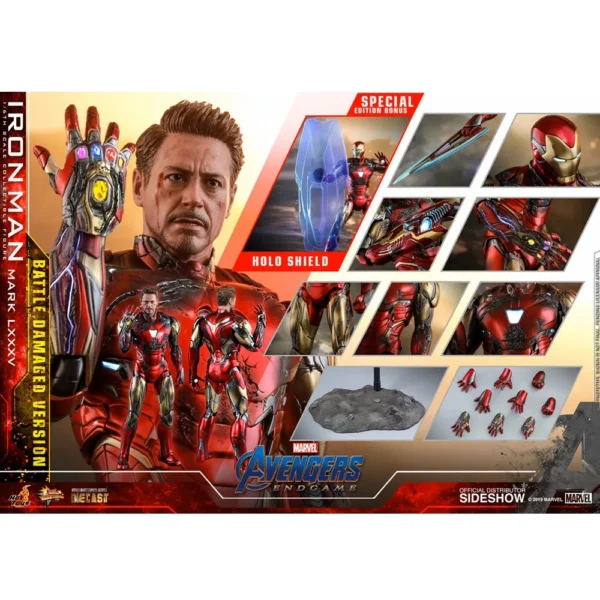 Hot Toys 1/6 Scale Marvel Iron Man Mark LXXXV (Battle Damaged Version) - Special Edition - Image 3