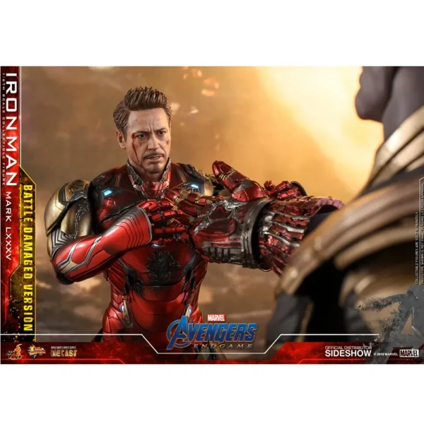 Hot Toys 1/6 Scale Marvel Iron Man Mark LXXXV (Battle Damaged Version) - Special Edition - Image 8