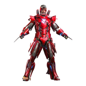 hot toys silver centurion iron man collectible statue