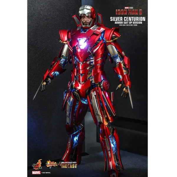 Silver Centurion (Armor Suit Up Version) Sixth Scale Figure by Hot Toys - Marvel Iron Man - Image 3