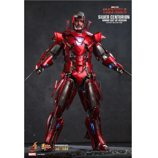 Silver Centurion (Armor Suit Up Version) Sixth Scale Figure by Hot Toys - Marvel Iron Man - Image 4