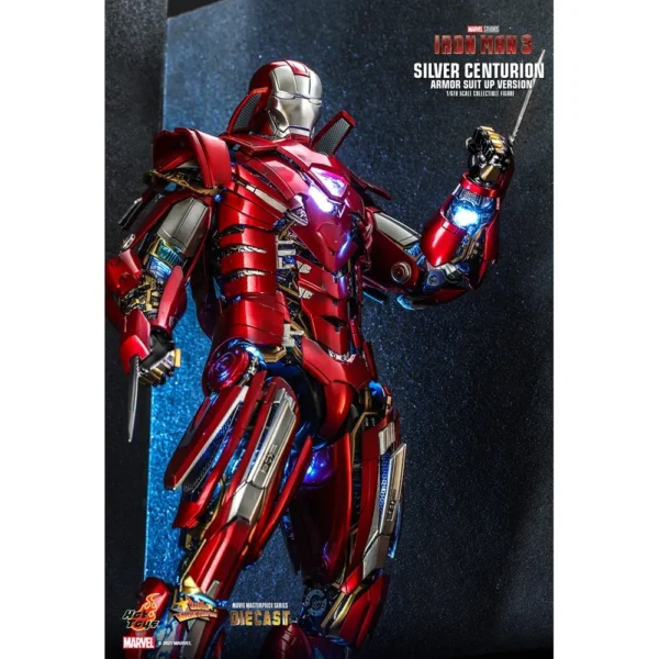 Silver Centurion (Armor Suit Up Version) Sixth Scale Figure by Hot Toys - Marvel Iron Man - Image 6