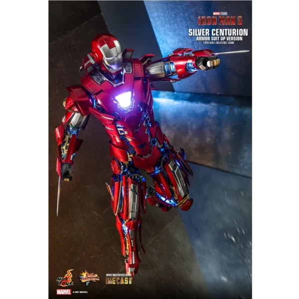 Silver Centurion (Armor Suit Up Version) Sixth Scale Figure by Hot Toys - Marvel Iron Man - Image 8