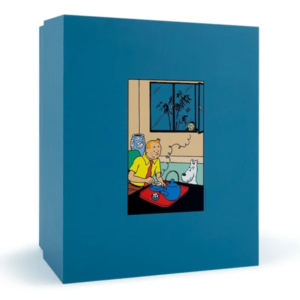 Tintin Resin Statue - Tintin having Tea (Height 18 cms) - Image 7