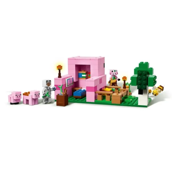 LEGO Minecraft 21268 The Baby Pig House Gamer Building Toy Set for kids 7+ Years (238 Pcs) - Image 3