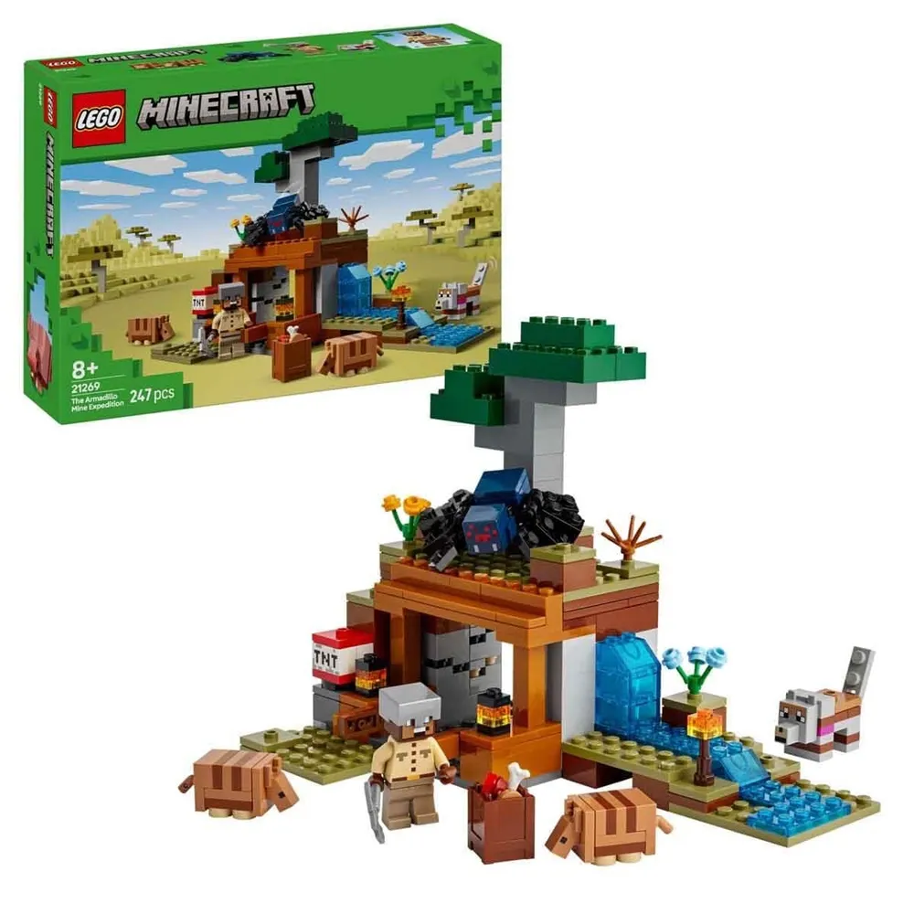 lego 21269 minecraft the armadillo mine expedition