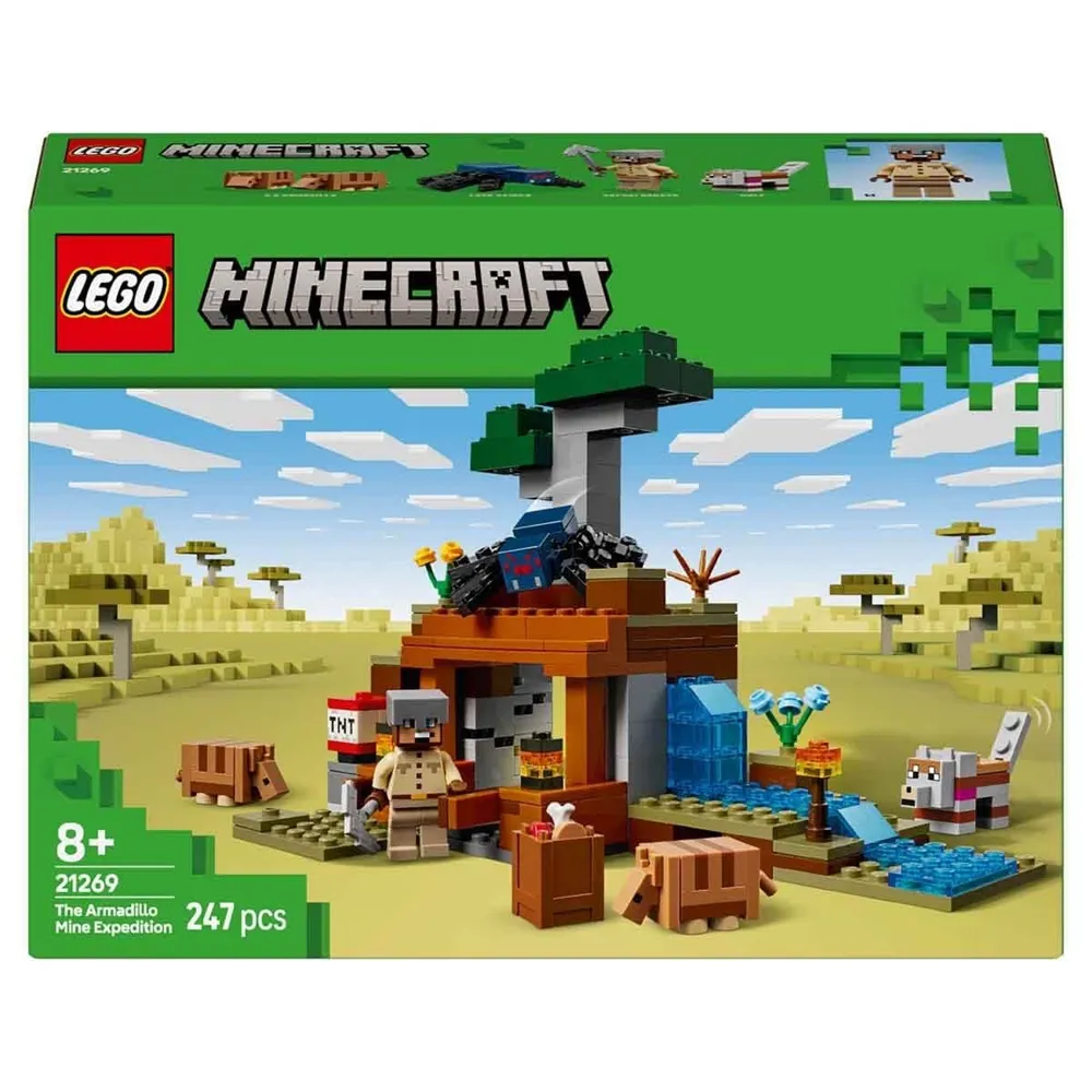 LEGO Minecraft 21269 The Armadillo Mine Expedition Video Game Figure Building Blocks for 8+ Years (247 Pcs) - Image 3
