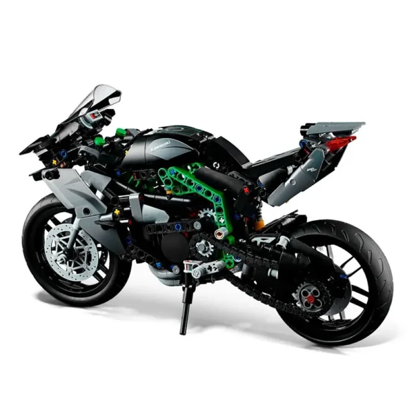 Lego 42170 Technic Kawasaki Ninja H2R Motorcycle Building Set for age (643 Pcs) - Image 3