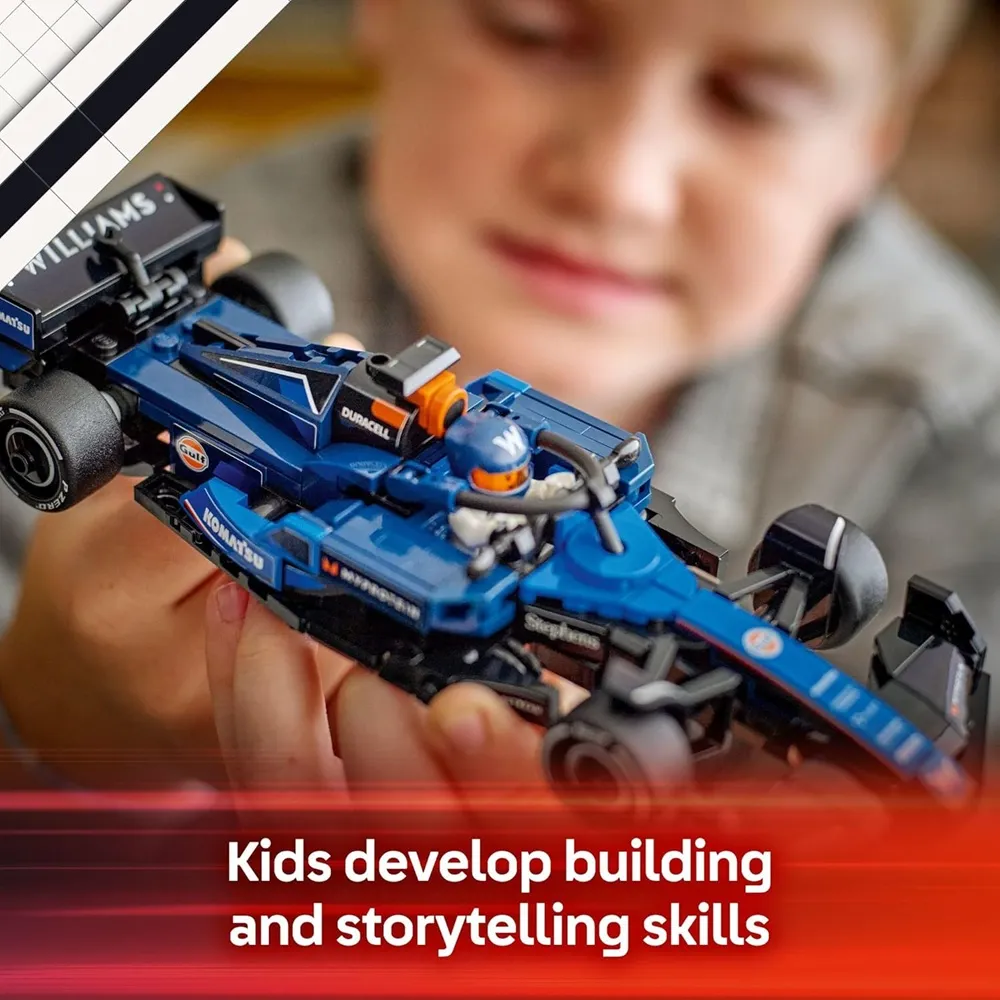 Lego Speed Champions 77249 Williams Racing FW46 F1 Race Car Building Set for 10+ Years (263 Pcs) - Image 4