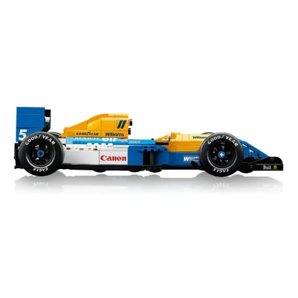Lego Icons 10353 Williams Racing FW14B & Nigel Mansell Minifigure F1 Race Car Building Set for 18+ Yrs (799 Pcs) - Image 4
