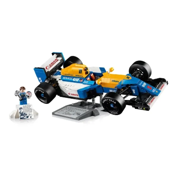 Lego Icons 10353 Williams Racing FW14B & Nigel Mansell Minifigure F1 Race Car Building Set for 18+ Yrs (799 Pcs) - Image 3