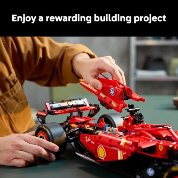 Lego Technic 42207 Ferrari SF-24 F1 Model Car Kit - Building Set for Adults, Ages 18+ with Realistic Features - Image 5
