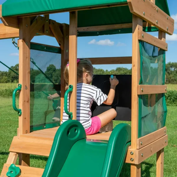 Backyard Discovery Buckley Hill Wooden Swing Set for Kids - Image 3