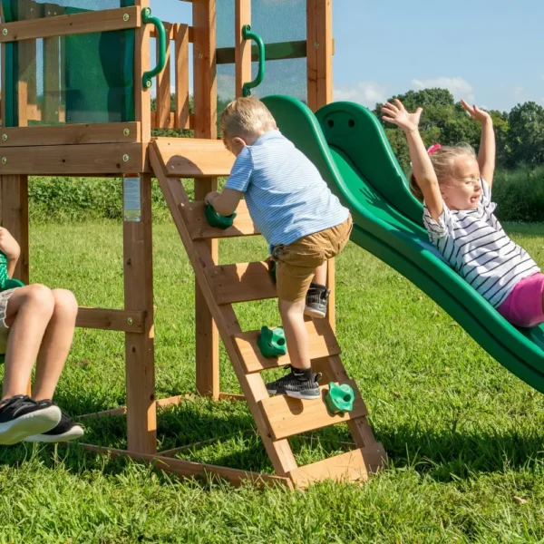 Backyard Discovery Buckley Hill Wooden Swing Set for Kids - Image 5