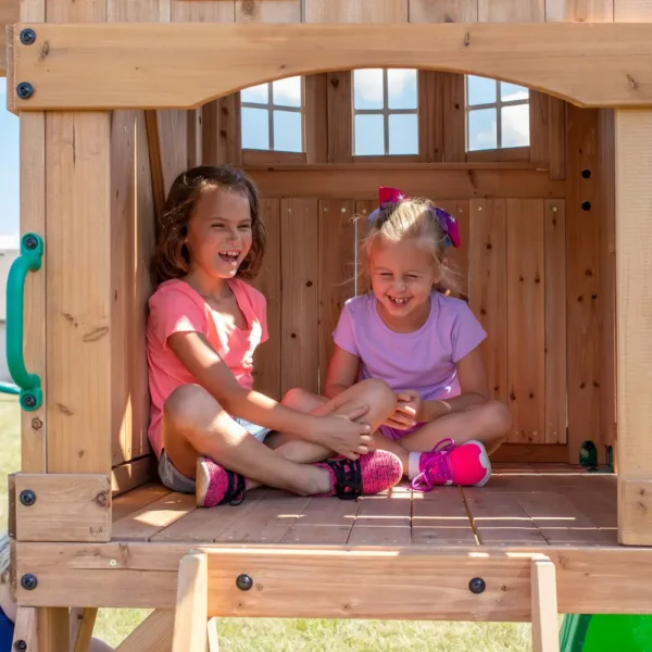 Backyard Discovery Montpelier Wooden Swing Set for Kids - Image 5