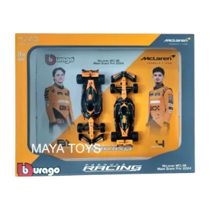 bburago 1/43 mclaren mcl38 formula 1 set