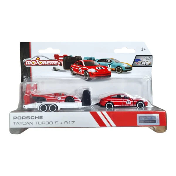 majorette porsche trailer assortment