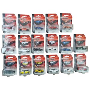 Majorette Premium Cars 1:64 Scale Diecast Model - Set of 17 Unique Models