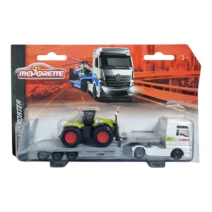 Majorette Transporter MAN TGX XXL with Tractor Diecast Model for 3+ Years