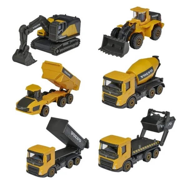 Majorette Volvo Construction Bundle (6 Diecast Models) for 3+ Years - Image 2