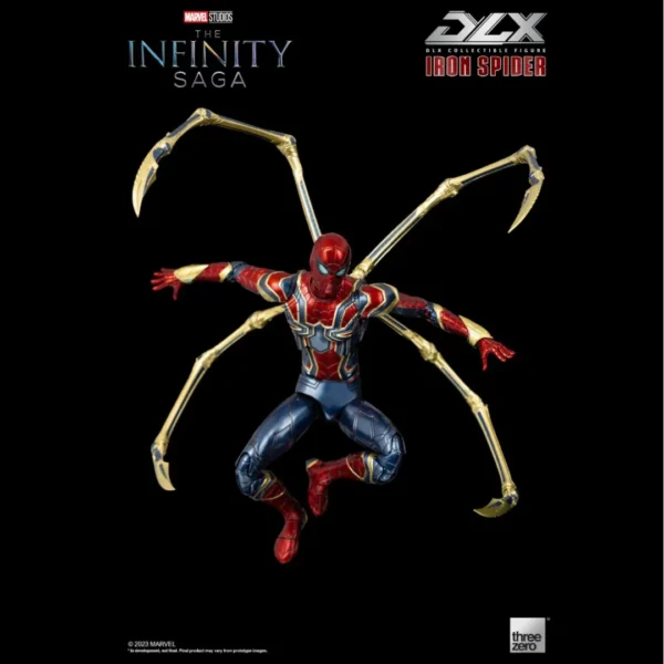 ThreeZero DLX Iron Spiderman Action Figure Marvel Studios: The Infinity Saga for Collectors 15+ Years - Image 6