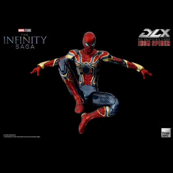ThreeZero DLX Iron Spiderman Action Figure Marvel Studios: The Infinity Saga for Collectors 15+ Years - Image 10