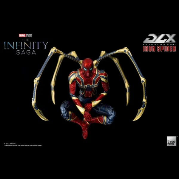 ThreeZero DLX Iron Spiderman Action Figure Marvel Studios: The Infinity Saga for Collectors 15+ Years - Image 8