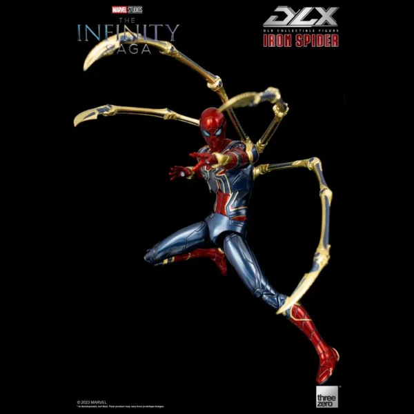 ThreeZero DLX Iron Spiderman Action Figure Marvel Studios: The Infinity Saga for Collectors 15+ Years - Image 7