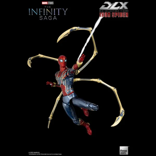 ThreeZero DLX Iron Spiderman Action Figure Marvel Studios: The Infinity Saga for Collectors 15+ Years - Image 5