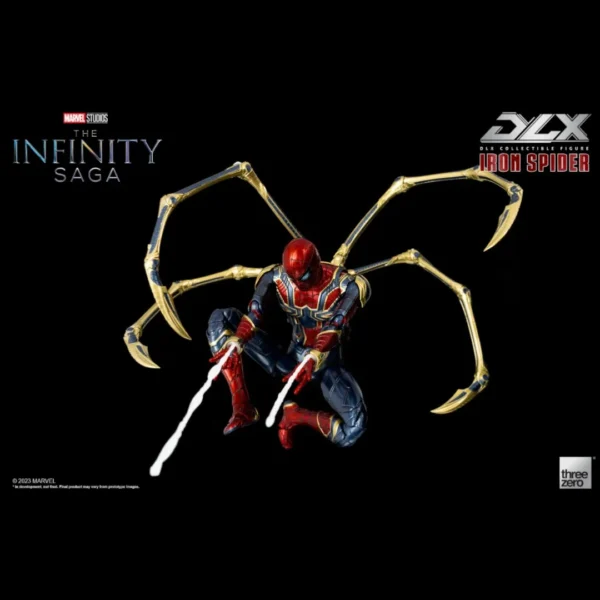 ThreeZero DLX Iron Spiderman Action Figure Marvel Studios: The Infinity Saga for Collectors 15+ Years - Image 4