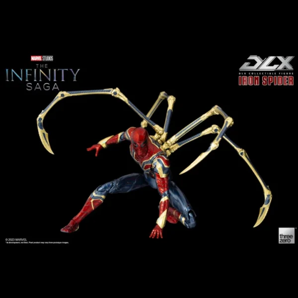 ThreeZero DLX Iron Spiderman Action Figure Marvel Studios: The Infinity Saga for Collectors 15+ Years - Image 2