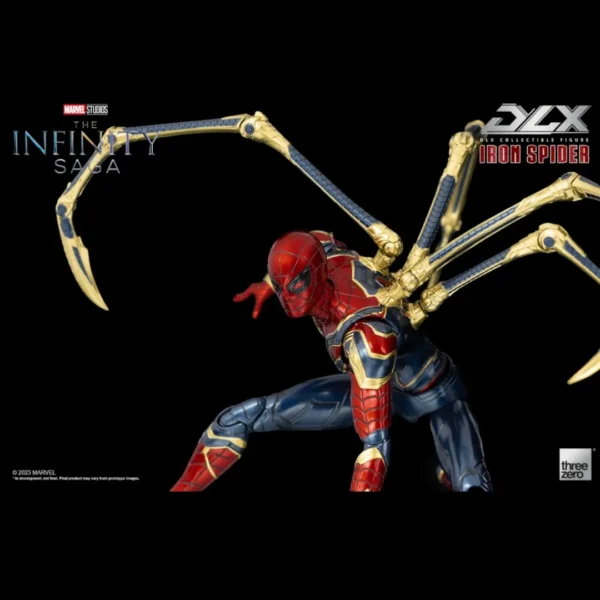 ThreeZero DLX Iron Spiderman Action Figure Marvel Studios: The Infinity Saga for Collectors 15+ Years - Image 14