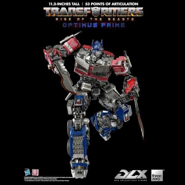 ThreeZero Transformers: Rise Of The Beasts Optimus Prime DLX Collectible Figure for 15+ Years - Image 3